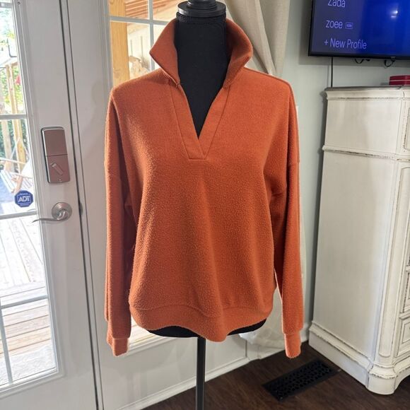 Women's Orange Sweater - Picture 2 of 8